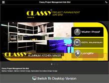 Tablet Screenshot of classy.com.my