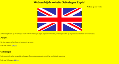 Desktop Screenshot of oefeningenengels.classy.be