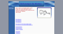 Desktop Screenshot of deklinker.classy.be
