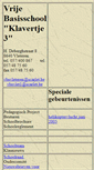 Mobile Screenshot of klavertje3.classy.be